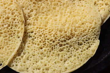 Moroccan Pancake Known as Baghrir or Beghrir