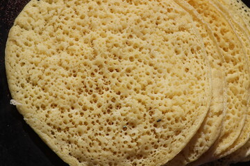 Moroccan Pancake Known as Baghrir or Beghrir
