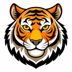 Tiger head vector 