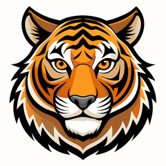 Tiger head vector 