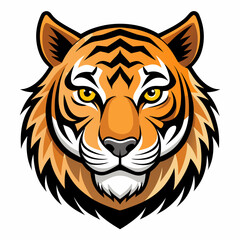 Tiger head vector 