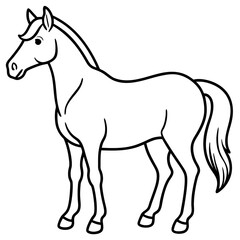Graceful Horse Vector Art