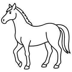 Graceful Horse Vector Art