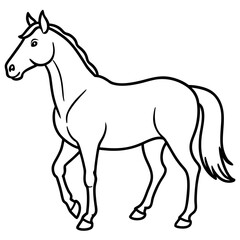 Graceful Horse Vector Art