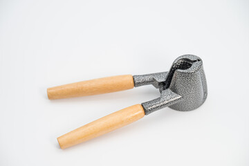 Nutcracker with cup and wooden handle