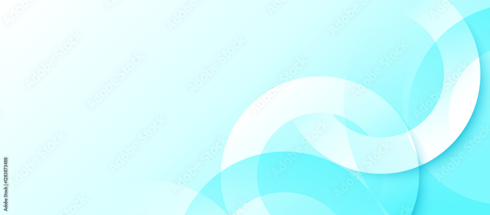 Poster light blue abstract wave background