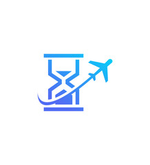 Timely Travel Flights, Hourglass, Journey, Speed, Adventure, Destination, Planning, Schedule