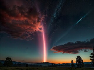 Light  phenomena in the sky