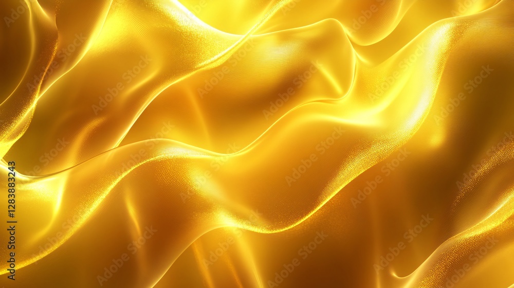 Poster a golden yellow background with faint glowing rays for a dynamic effect