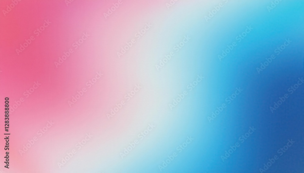 Poster soft gradient blur of pink and blue tones, abstract smooth color flow, ideal for modern design or di