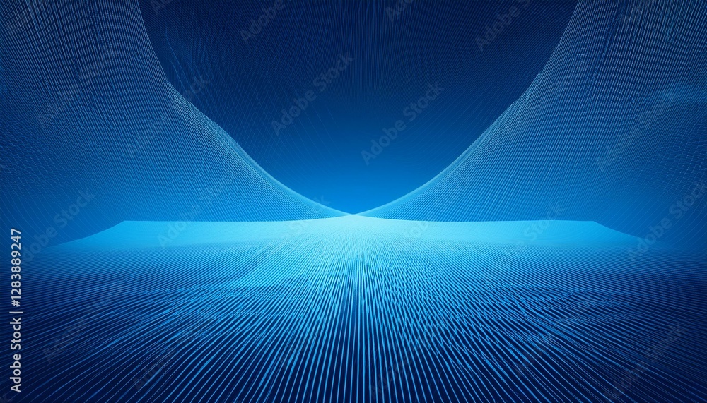 Poster technology blue background abstract art design for network. generated image