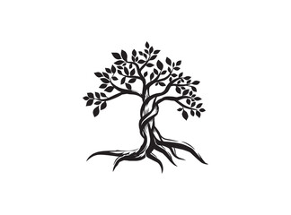 simple tree icon	

