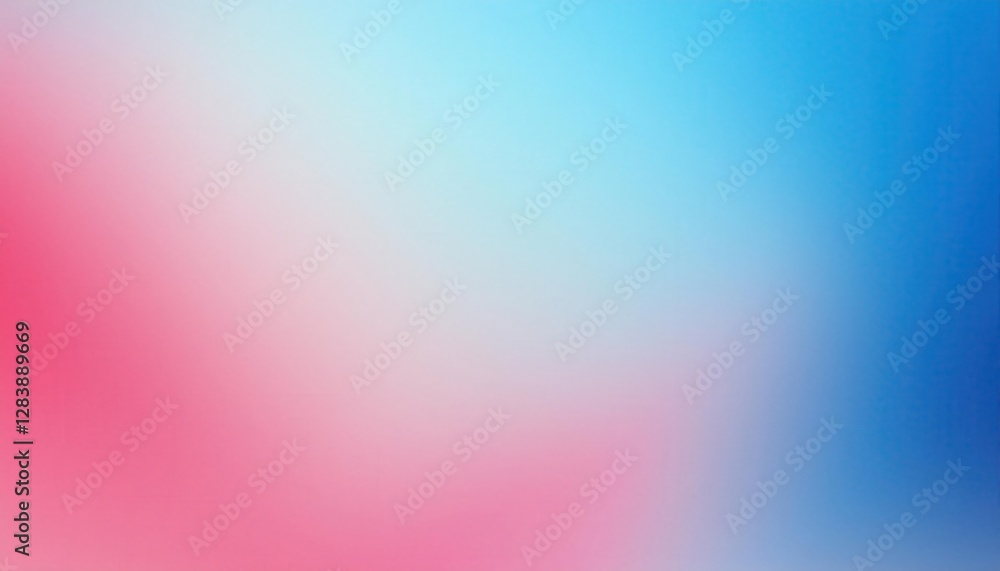 Poster soft gradient blur of pink and blue tones, abstract smooth color flow, ideal for modern design or di