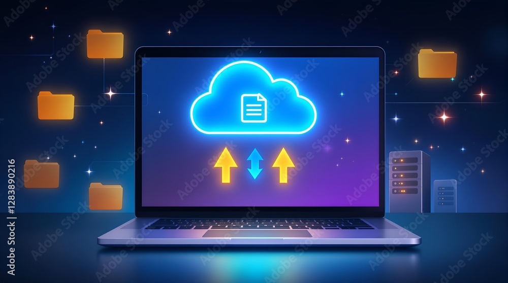Poster seamless data access: laptop dashboard for cloud-based record keeping