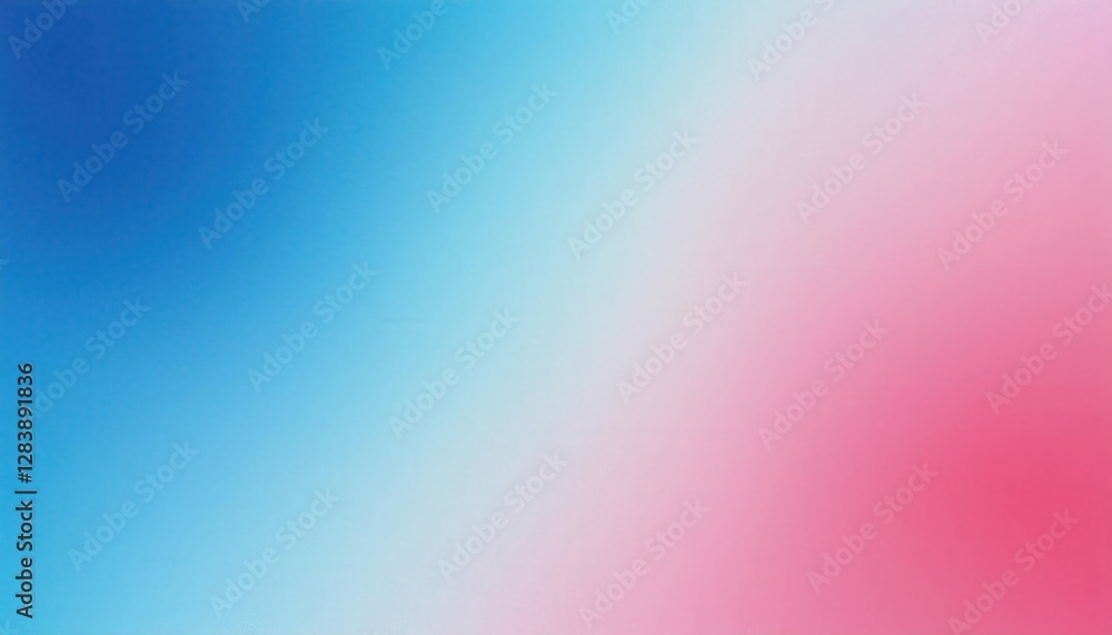 Poster soft gradient blur of pink and blue tones, abstract smooth color flow, ideal for modern design or di