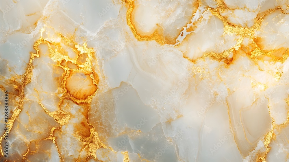 Poster exquisite marble texture with captivating golden veins and a luminous shimmering surface this backgr