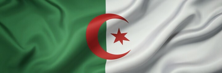 algeria national flag background.
