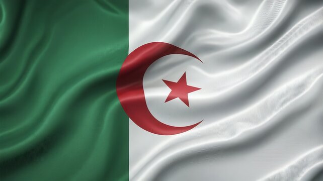 algeria national flag background.
- Powered by Adobe
