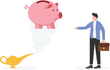 The business team draws capital from investors to build a successful and growing business.

