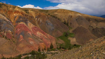 Fototapeta premium Altay,red mountains,
