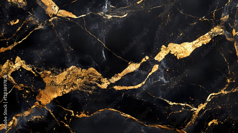 Poster exquisite textured marble and golden splatter abstract background for luxury and creative design