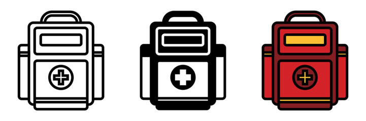 Emergency Kit contains essential survival supplies like food, water, and medical items for disaster preparedness.