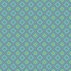 Beautiful retro seamless pattern design by geometric 