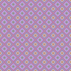 Beautiful retro seamless pattern design by geometric 