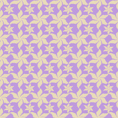 Lovely blossom seamless pattern design by geometric 