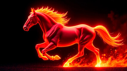 The Flaming Fiery Horse