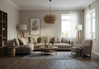 Spring Interior Design – Bright and Cozy Home Living Space