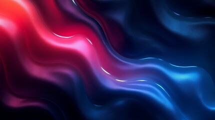 Fototapeta premium A blue and red wave pattern