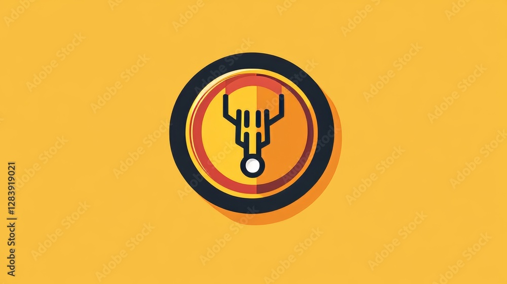 Aufkleber power plug and outlet icon. illustration shows a 404 error. it means there is a connection problem.