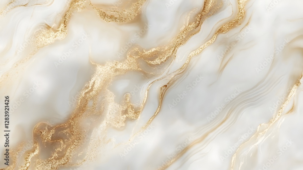 Poster luxurious beige and gold marble or granite textured background with elegant minimalist design high e