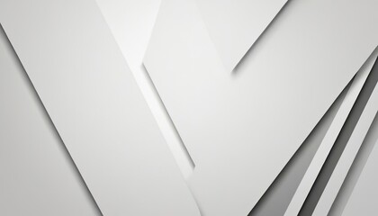 Abstract white background with texture pattern, layered geometric triangle shapes, white and grey glossy squares, abstract tech banner design. 1