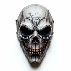 Naklejka premium Scary mask, monster mask, mystery mask