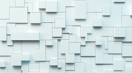 Abstract Geometric Background with White Rectangles and Squares Creating a Modern Textured Design