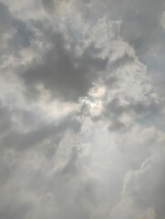blue sky with clouds