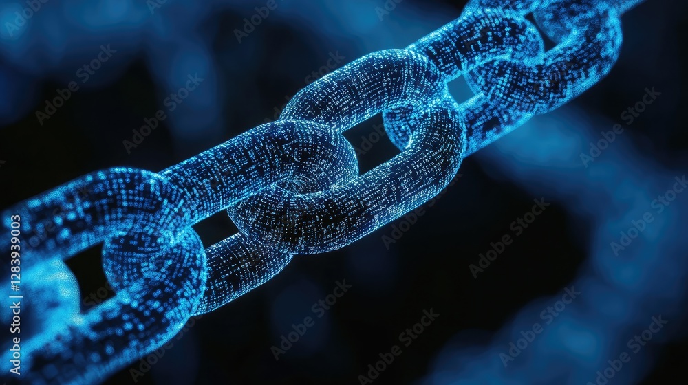 Aufkleber depiction of a blockchain-based academic credential verification system, preventing fraud in educati