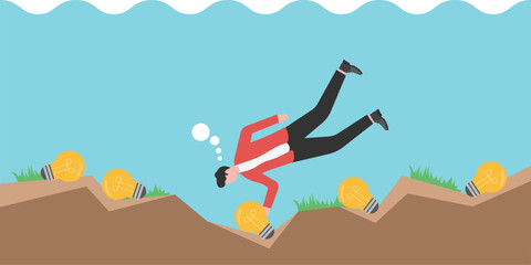 Fototapeta premium Businessmen seek investors to bring money to expand their business to grow and succeed. 