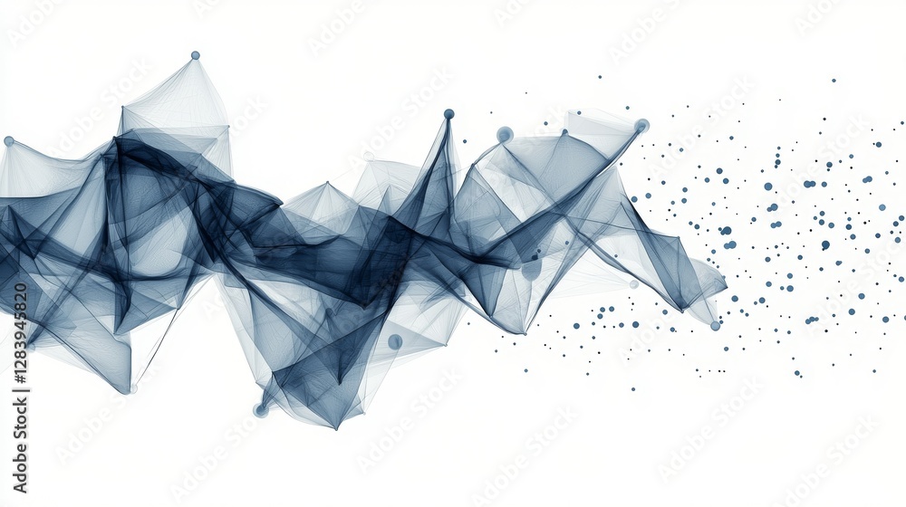 Poster the background features a 3d rendering of an abstract technology network resembling a fantasy plexus
