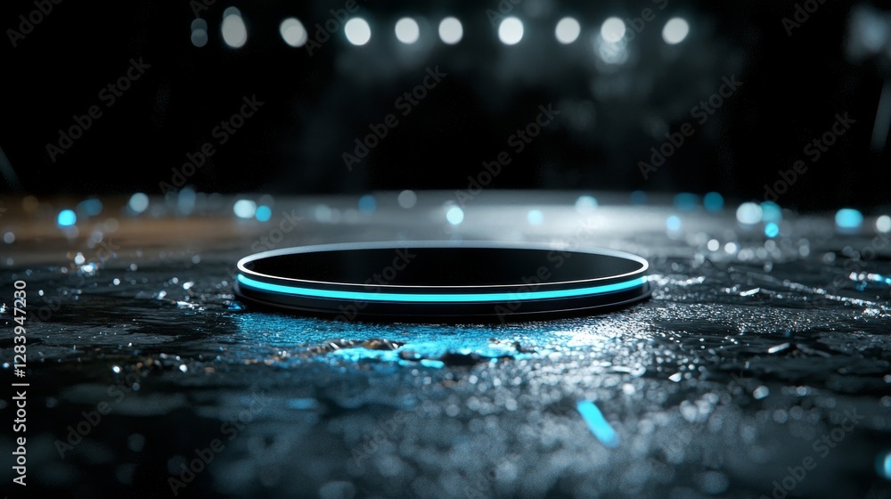 Poster the concept of future technology networks is embodied in a high-tech, fhd 3d rendering of a digital 