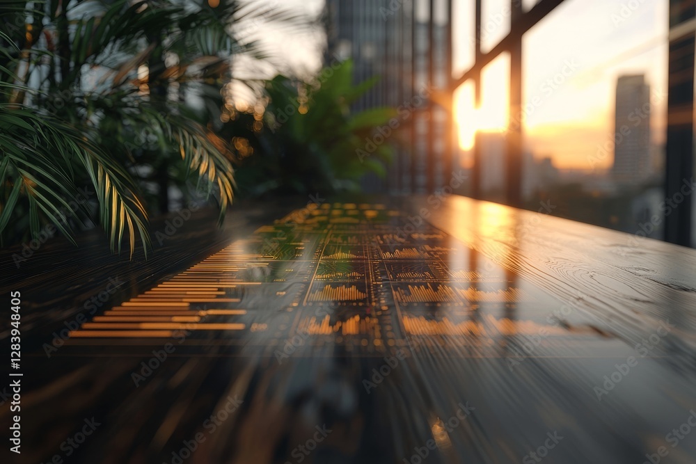 Poster the management system connects report metrics to a database, while also encompassing the corporate s