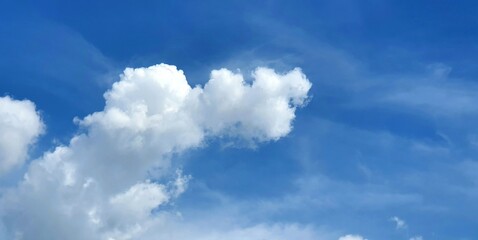Natural sky beautiful blue and white texture background. blue sky with cloud.