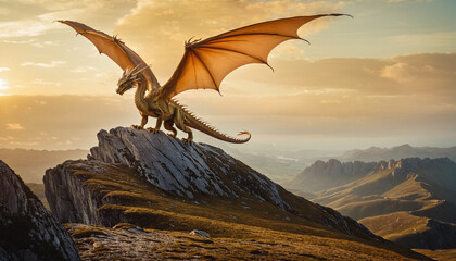 dragon at dusk