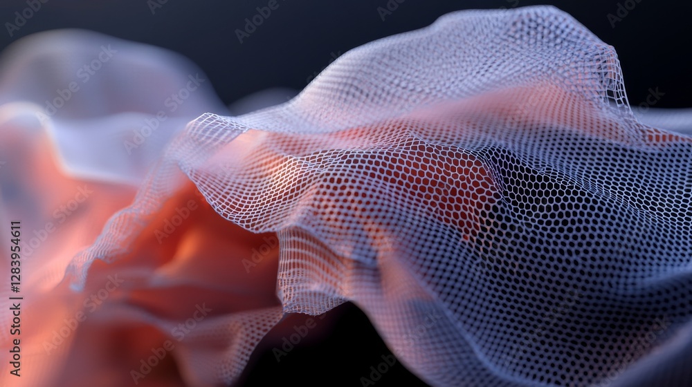 Poster the concept of a futuristic sci-fi user interface is depicted in a 3d abstract digital technology ba