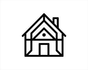 house icon on white background