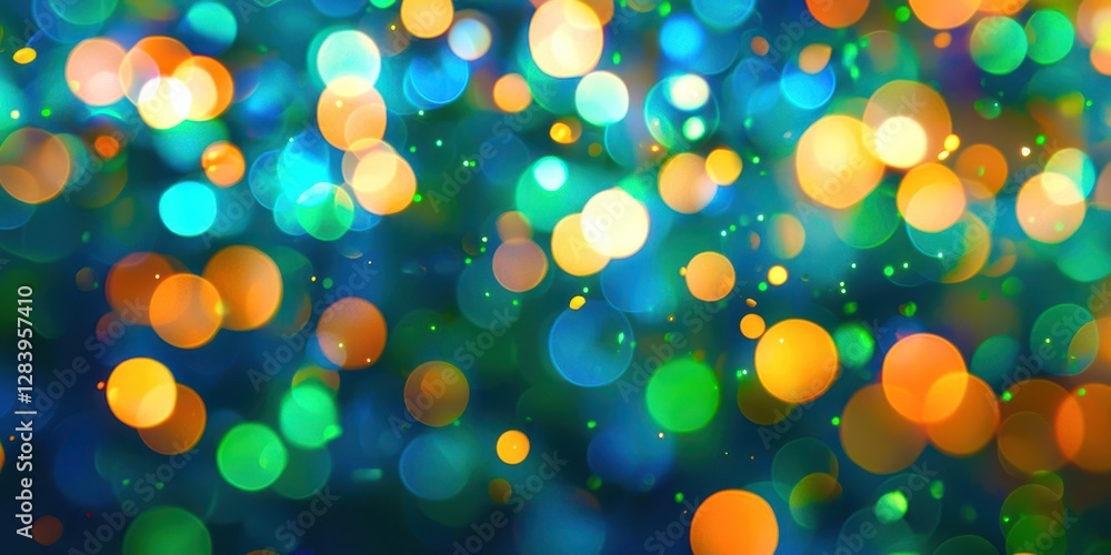 Canvas Prints colorful background with many small circles