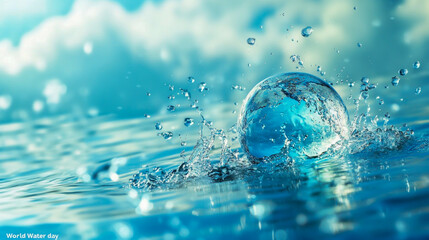 22 March World water day celebrating pic