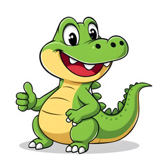 cartoon crocodile